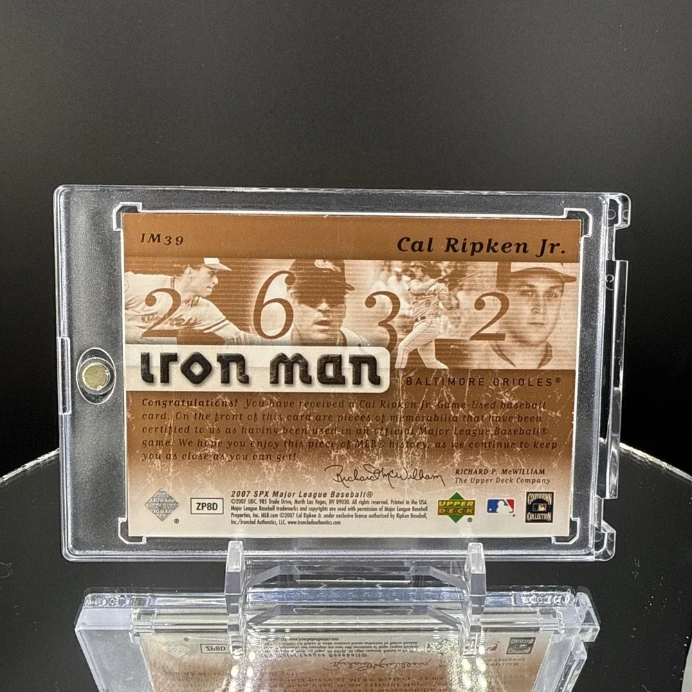 2007 SPx - Iron Man Cal Ripken Memorabilia /25